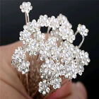 40pcs Flower Wedding Hair Pin Bridesmaid Crystal Diamond Pearl Bridal Clip Grip