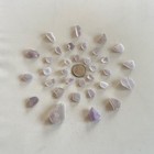 Genuine Beach Sea Glass 30 Pieces Lavender Amethyst Surf-tumbled Mendocino Ca