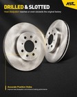 For 2004 2005-2009 2011 Ford F-150 - Rear Vented Rotors Ceramic Pads Kit R-54111