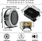 Gun Safe Lock Replacement Swingbolt Lock Chrome Digital Keypad Electronic Lock