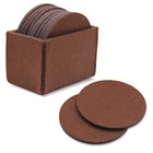 Felt Coaster Set With Holder  Table Coasters    Protect Furniture - Set Of 10