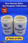 Rare Hofbrauhaus Berchtesgaden Jubilaumsbier  5l German Beer Stein Mugs Set Of 2