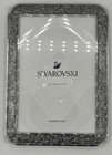Swarovski Minera Crystal Picture Frame 4x6 Silver Tone New In Box