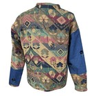 Vintage Connie Allen Crazy Quilt Patchwork Jacket Coat Women s Small Cotton