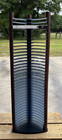 Dvd Tower Rack Vertical Storage Organizer Black   Wood Holds 35 Retro Atlantic 