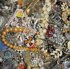 3 Pounds Unsorted Huge Lot Vtg Jewelry Vintage Now Junk   Wear Resell Tangled In