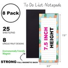 8 Magnetic Notepads     Notepads For Grocery List  Shopping List  To-do List  R   