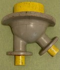 Vtg Foundry Plumbing Wooden Sand Mold Interesting Design Piece  Approx 13x12x7   