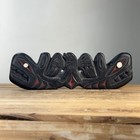 Haida Native Indigenous Hand Carved Argillite Wall Mount Plague Signed    pz   