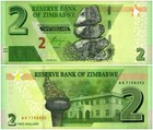 Zimbabwe 2-20 Dollars 4 Pieces Set  2019-2020  P-101-p104  Unc
