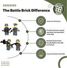 Battle Brick Axis Enemy Squad Ww2 Soldiers Made W  Real Lego   Minifigs