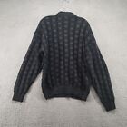 David Taylor Sweater Men s Pullover Sweater Gray black Long Sleeve