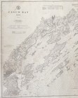 1908 Nautical Chart Map  315 casco Bay portland islands cape Elizabeth maine me
