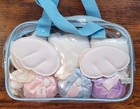 Vintage 1999 Hello Kitty Angel Plush Trio Set Carry Bag Sanrio Smiles Rare