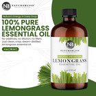 100  Pure Lemongrass Essential Oil Therapeutic Grade Premium Quality  4 Fl  Oz 