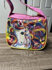 Vintage 90   s Lisa Frank White Unicorn Rainbow Vinyl Plastic Lunch Bag