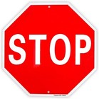 Enjoyist Stop Sign Street Slow Warning Sign 12 x 12  40 Mil Rust Free Aluminum