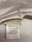 Pottery Barn Kids Baby Ruffled Tiered Crib Bed Skirt Dust Ruffle Solid White
