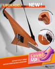 Diy Electric Guitar Kits In Al Style - Mahogany Body And Neck - Laurel Wood Fing