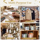 100pcs Gift Tags With String Attached  2 X 4 Inch Kraft Paper Hang Tags For C   