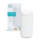 Munchkin   Flex Diaper Pail  Odor Control  Compact Size  Tap Lid To Open  White