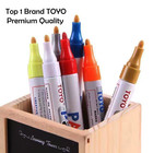 11 Pcs Toyo Oil Based Paint Pen   Waterproof Marker Car Tire Pen