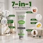 Maxm Metal Polish Paste For Stainless Steel  Chrome   Aluminum