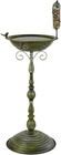 37 Inch Pedestal Bird Bath For Outside Outdoor Metal Bird Bath And Feeder Combo