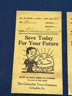 Vintage 2 Columbia Bank   Trust  Save Today For The Future Envelopes  Nice Used   