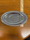 Vintage Irvinware Silver Tone 9 Inch Serving Tray Plate Engraved