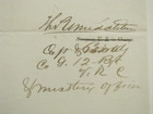 George Washington University Civil War Meridian Hill Hospital Letter 1864