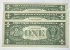 3 Pc 1957  1 Silver Certificates White Bright Au   And Better Includes Star Note