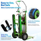Electric Stair Climbing Dolly 900lb Max Stair Climber Trolley With Rubber Tracks