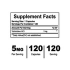 Nutrcost Yohimbine Hcl 5mg 120 Capsules New Unopened Gluten Free And Non-gmo Usa