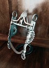 Vintage Sterling Silver Inlay Sta Barbara Jell-o Rosetta Spade Bit Marked Garcia