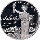 2019-w Platinum American Eagle  100 Pcgs Pr70 Dcam Liberty First Strike Label