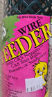 C   S Hanging Wire Suet Nugget Bird Feeder For Wild Birds  24oz Nugget Capacity