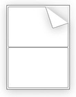 50  Half Sheet Shipping Mailing Labels 8 5 X 5 5 Inches Self Adhesive