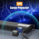 Rack Mount Power Strips 10 Outlet 1u Black Pdu Power Distribution Individual