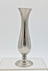 Vintage Stieff Pewter Bud Vase P 131  2 25 In X 7 In Tall  As Is
