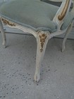 Pair Side Arm Chairs French Louis Xvi Provincial Georgian Victorian Parlor Set 2