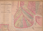 Dated 1878 Map   Louisiana   New Orleans   National Atlas    17x27  - 03