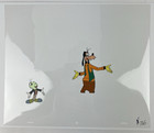 1970 s Disney Goofy Animation Cel W jiminy Cricket - Lost Educational Production