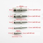 M2 M3 M4 M5 Cap Head Hex Socket Screw   Hex Nuts Set Stainless Steel 10 Pcs