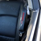Carbon Look New Black Seat Belt Cover Shoulder Pads For Corvette Stingray Z06 X2