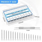 360pcs 8-25mm Watch Band Pins  Diameter 1 5mm Watch Band Spring Bar Link Pins Wi