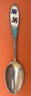 Rare Enamel Indian Navajo Swastika Sterling Silver Souvenir Spoon