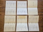 6 Vintage Ss France Ocean Liner Menus 1965     Paquebot France  Diner De Gala