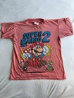 Rare Vintage 1989 Nintendo Super Mario Bros 2 T Shirt Youth L   Women s S