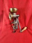 Antique German Meat Grinder  Cast Iron   Brass  Ges  Geschutzt